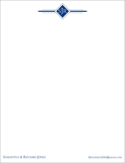 Custom Letter Sheets with Your 1-Color Artwork